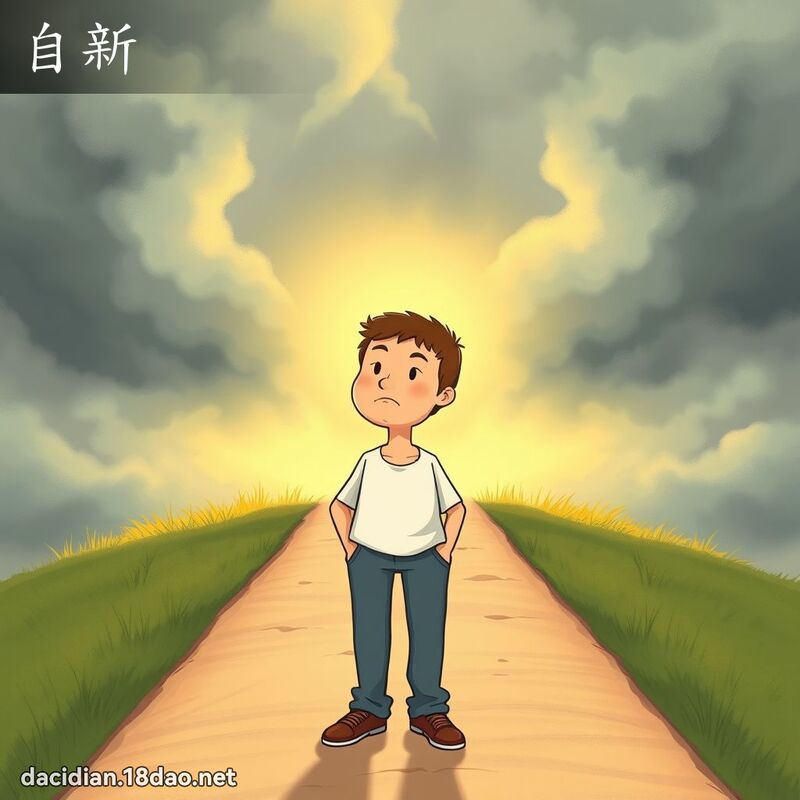 自新 - 国语大辞典配图