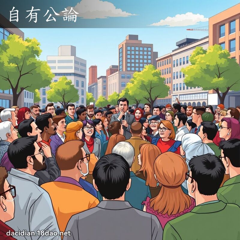 自有公論 - 國語大辭典配圖