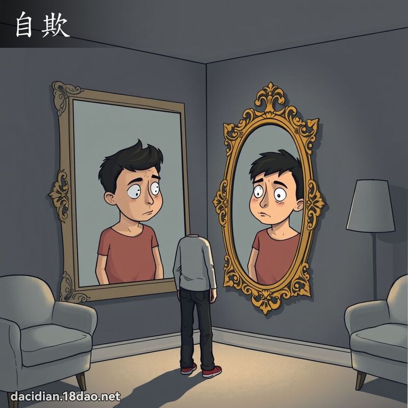 自欺 - 國語大辭典配圖