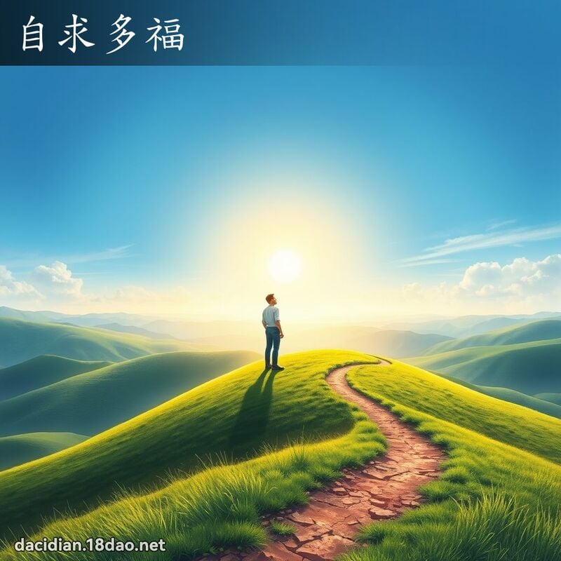 自求多福 - 国语大辞典配图