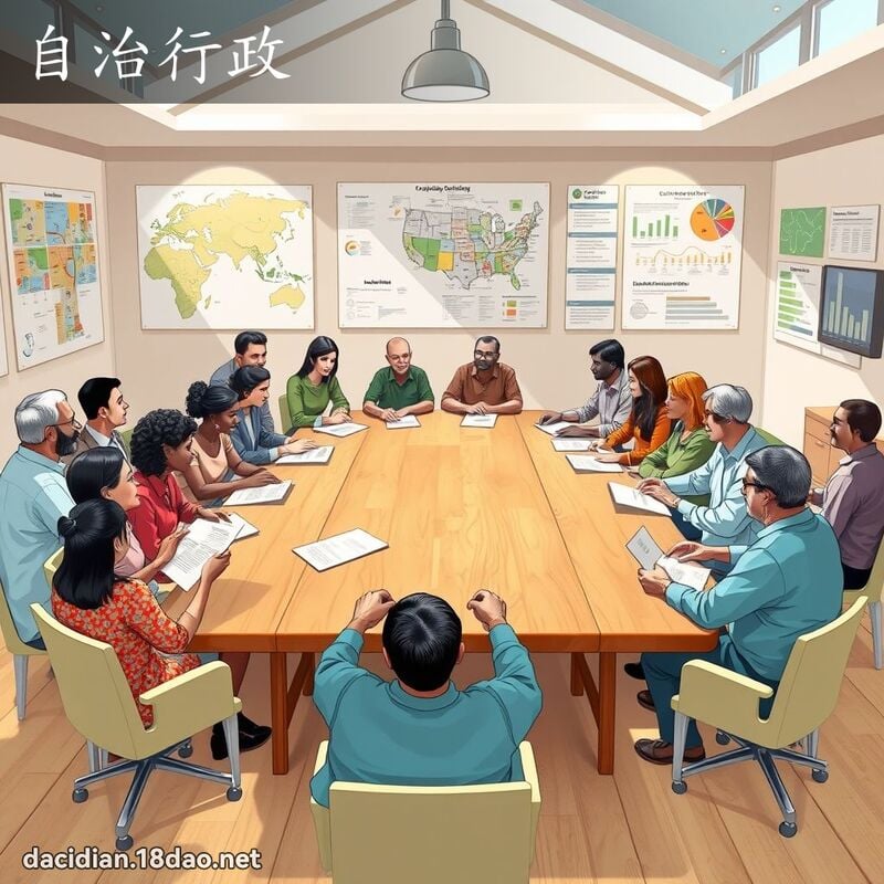 自治行政 - 国语大辞典配图