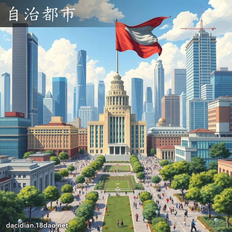 自治都市 - 國語大辭典配圖