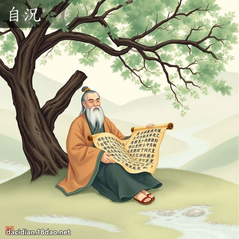 自況 - 國語大辭典配圖