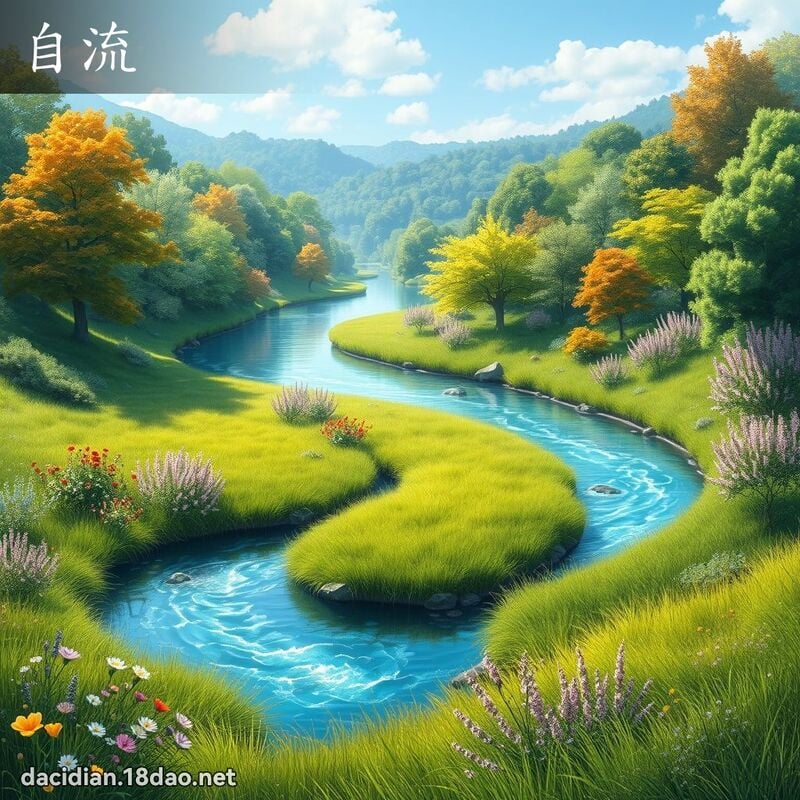 自流 - 国语大辞典配图