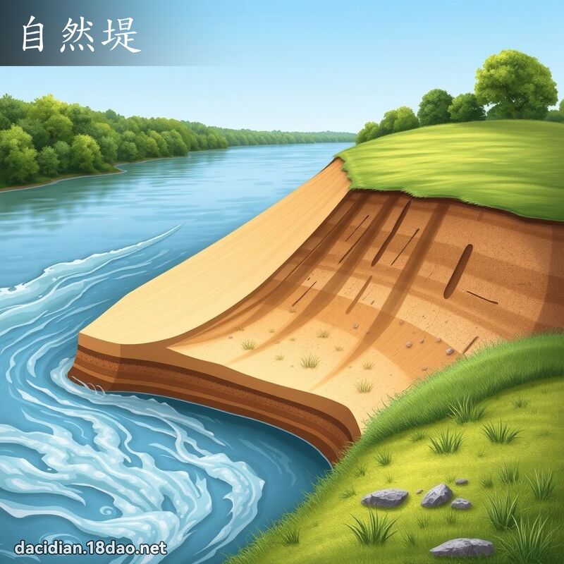 自然堤 - 国语大辞典配图