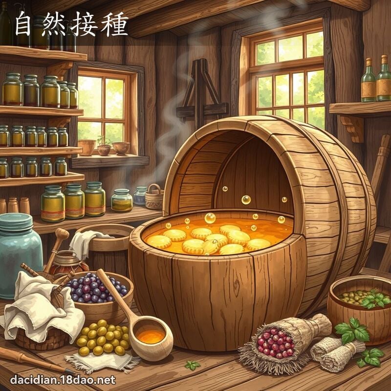 自然接种 - 国语大辞典配图