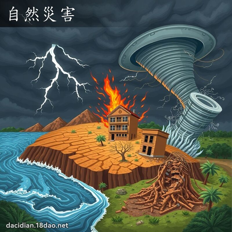 自然災害 - 國語大辭典配圖