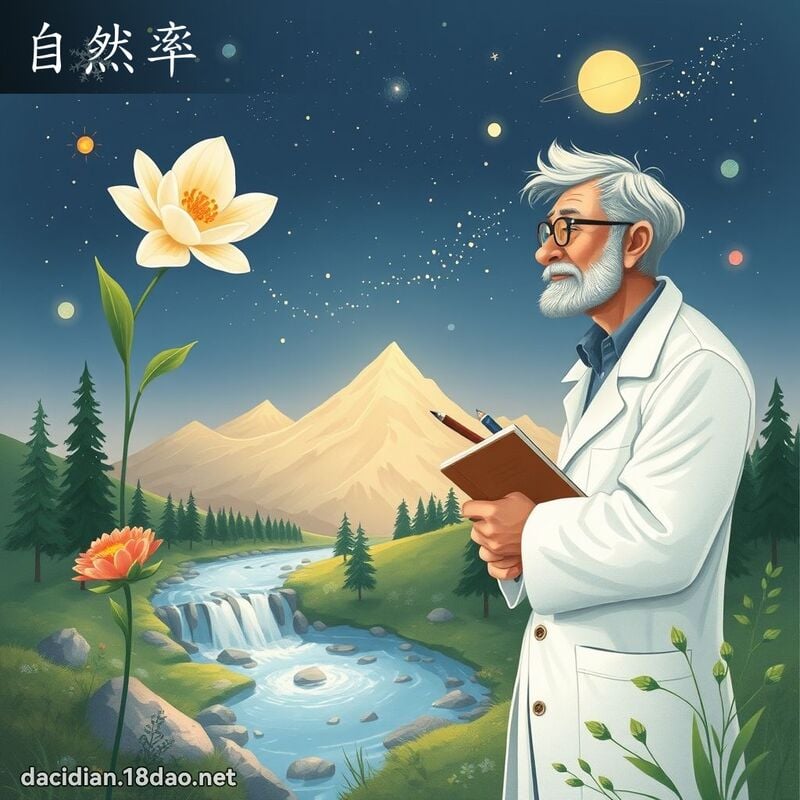 自然率 - 國語大辭典配圖