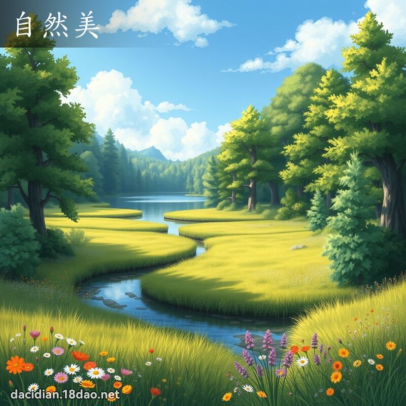 自然美 - 国语大辞典配图