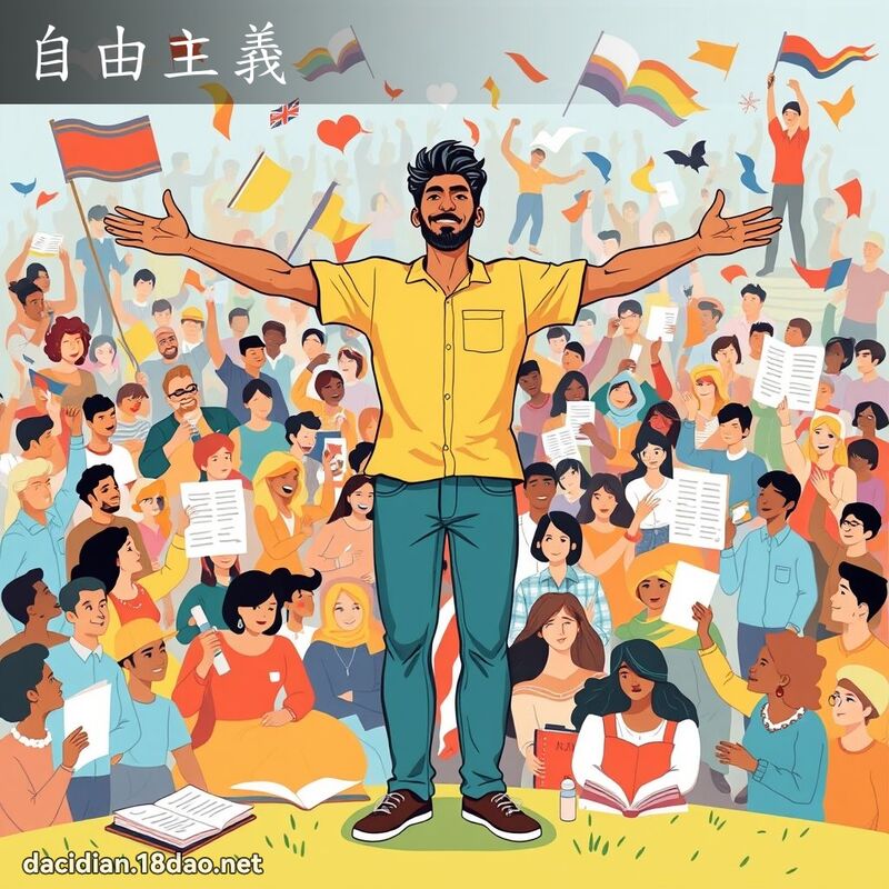 自由主義 - 國語大辭典配圖