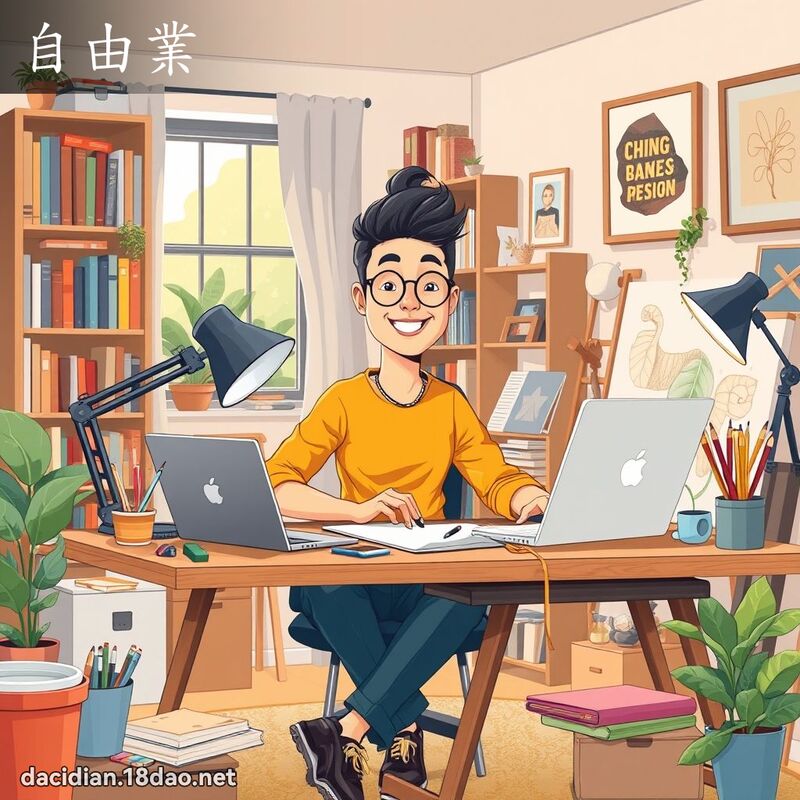 自由業 - 國語大辭典配圖