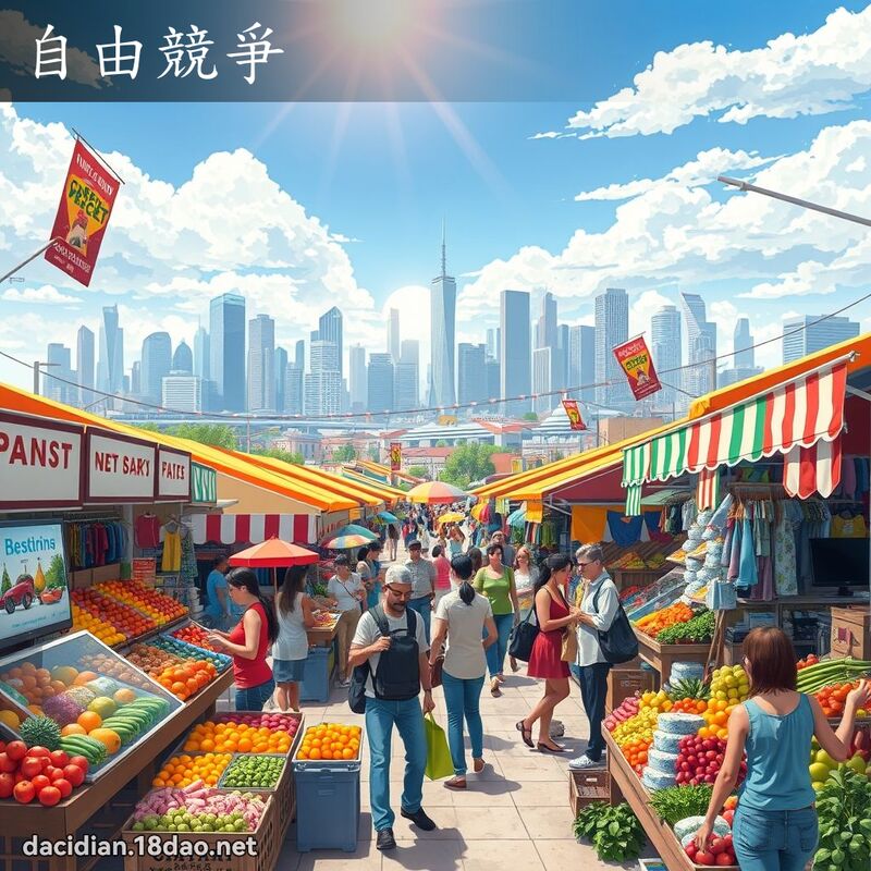 自由競爭 - 國語大辭典配圖