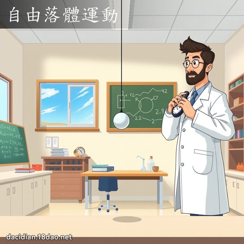 自由落体运动 - 国语大辞典配图