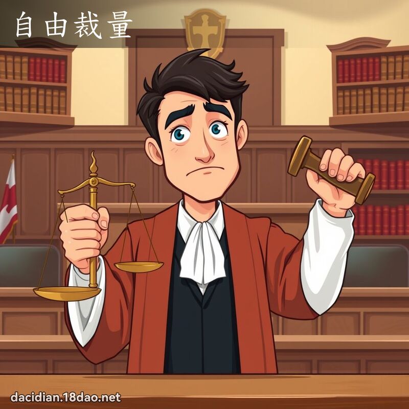 自由裁量 - 國語大辭典配圖