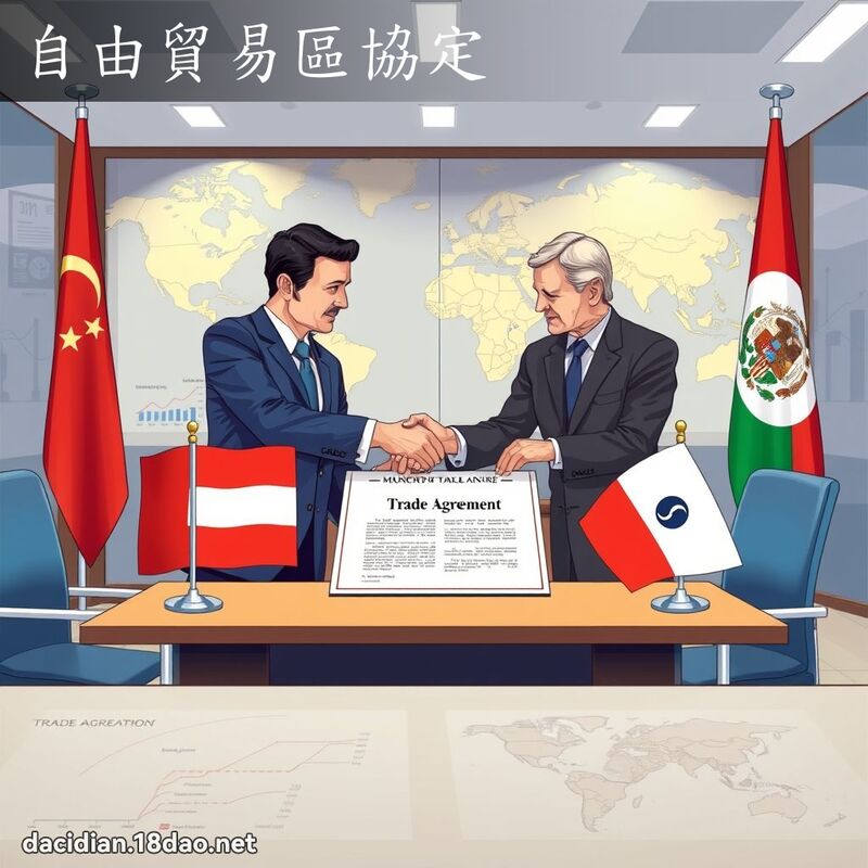 自由貿易區協定 - 國語大辭典配圖