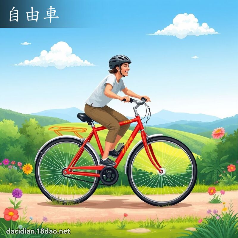自由車 - 國語大辭典配圖