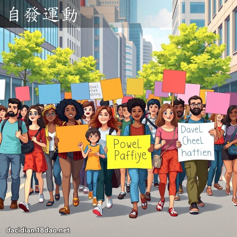 自发运动 - 国语大辞典配图