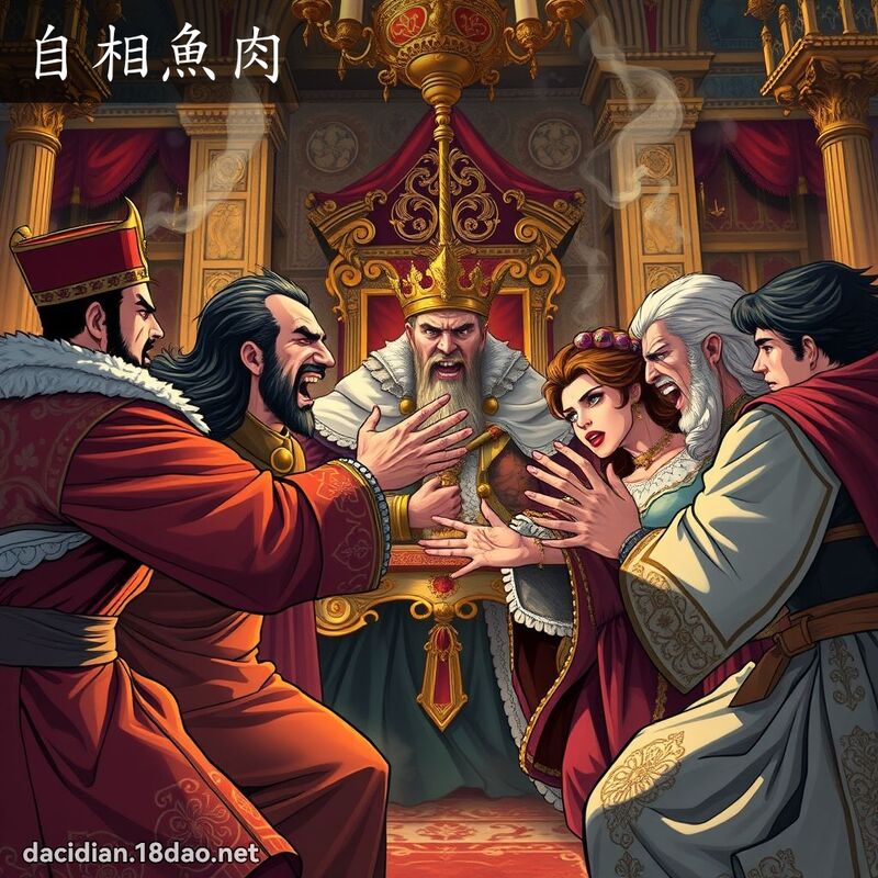 自相鱼肉 - 国语大辞典配图