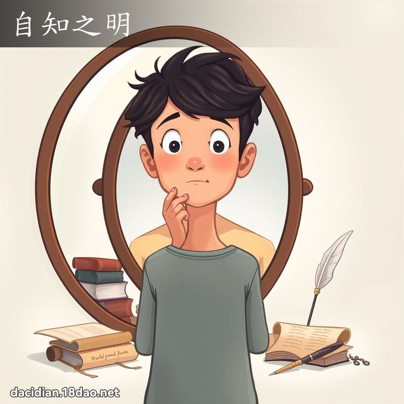 自知之明 - 國語大辭典配圖