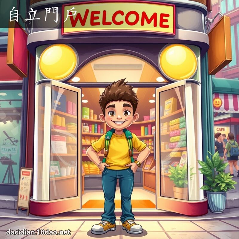 自立門戶 - 國語大辭典配圖