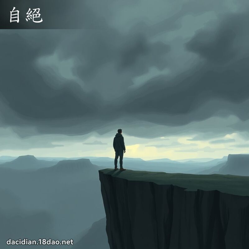 自絕 - 國語大辭典配圖