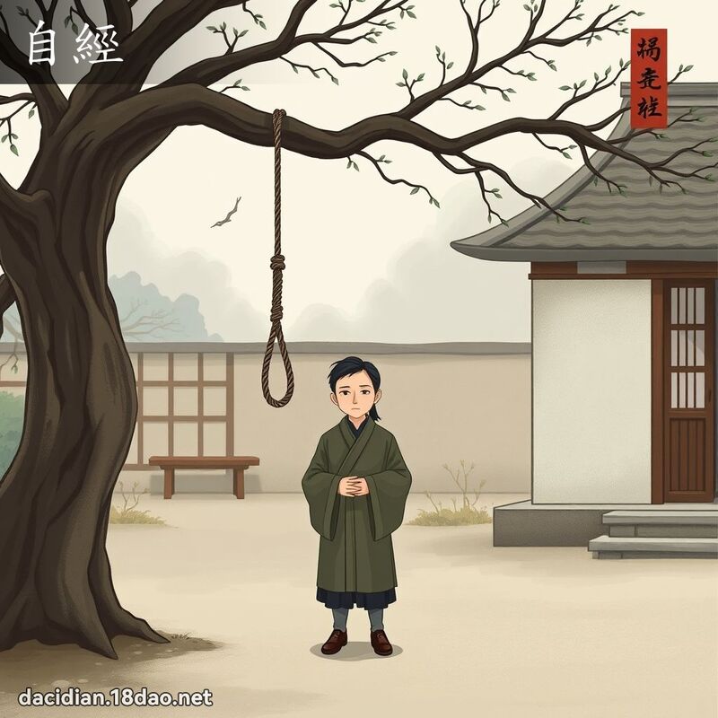 自經 - 國語大辭典配圖