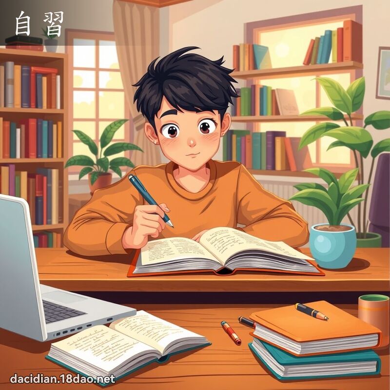 自習 - 國語大辭典配圖