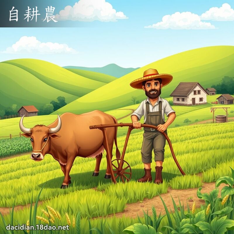 自耕農 - 國語大辭典配圖