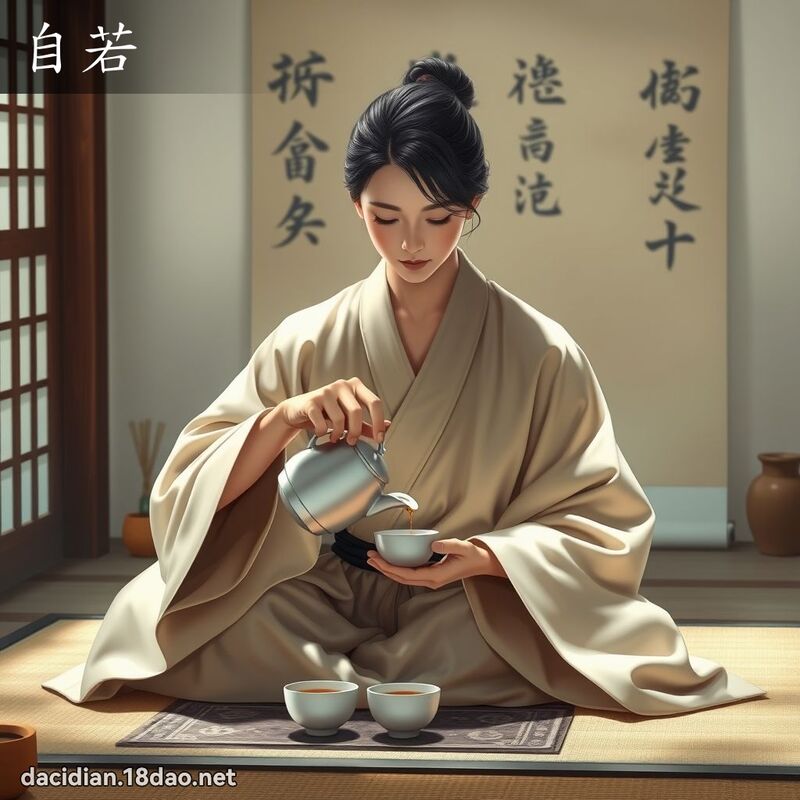 自若 - 國語大辭典配圖