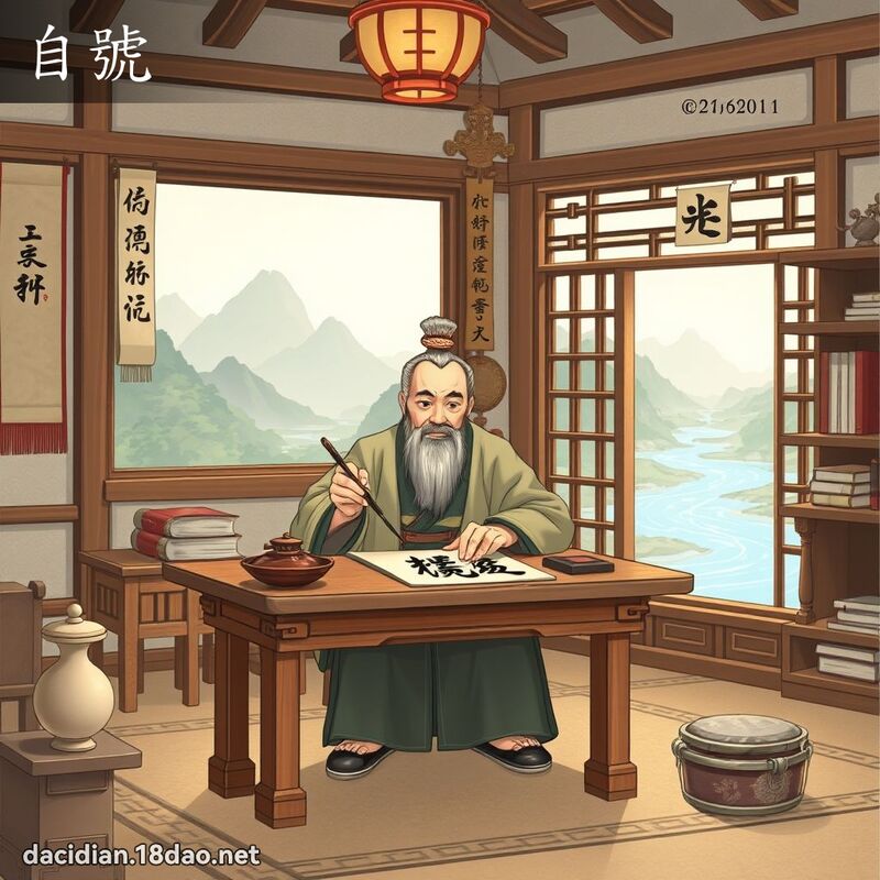 自號 - 國語大辭典配圖