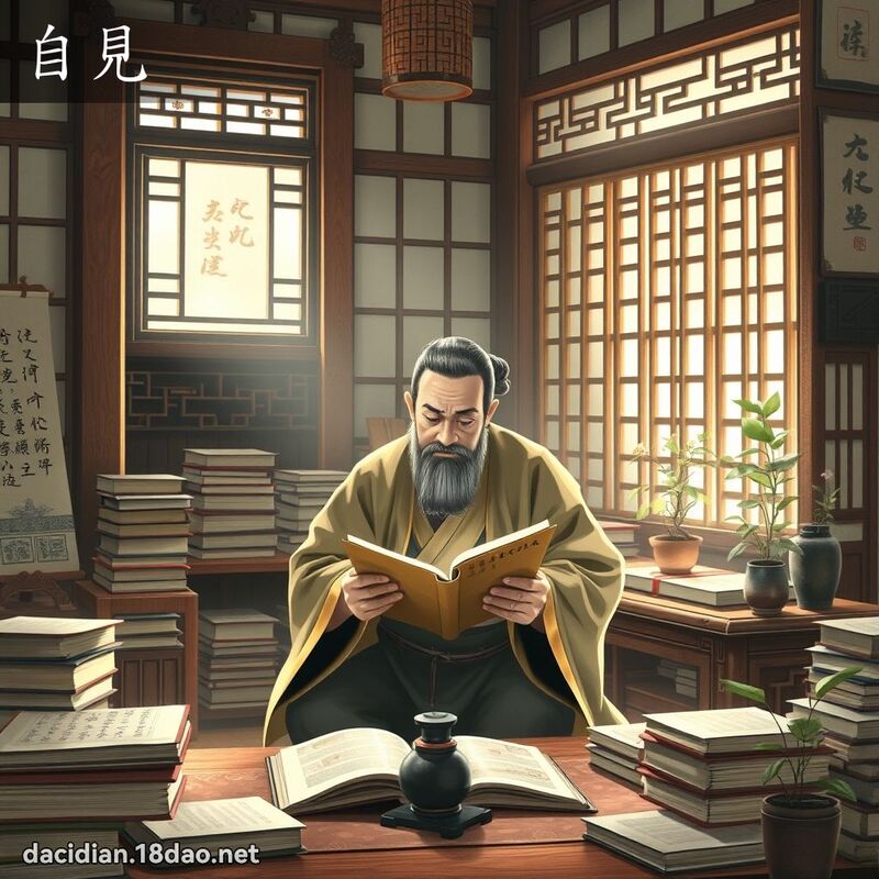 自见 - 国语大辞典配图