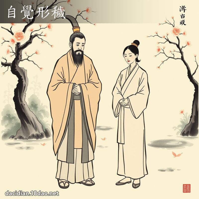 自覺形穢 - 國語大辭典配圖