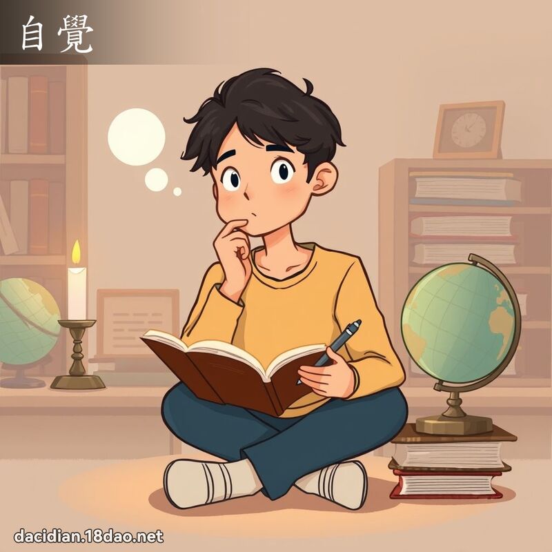 自覺 - 國語大辭典配圖