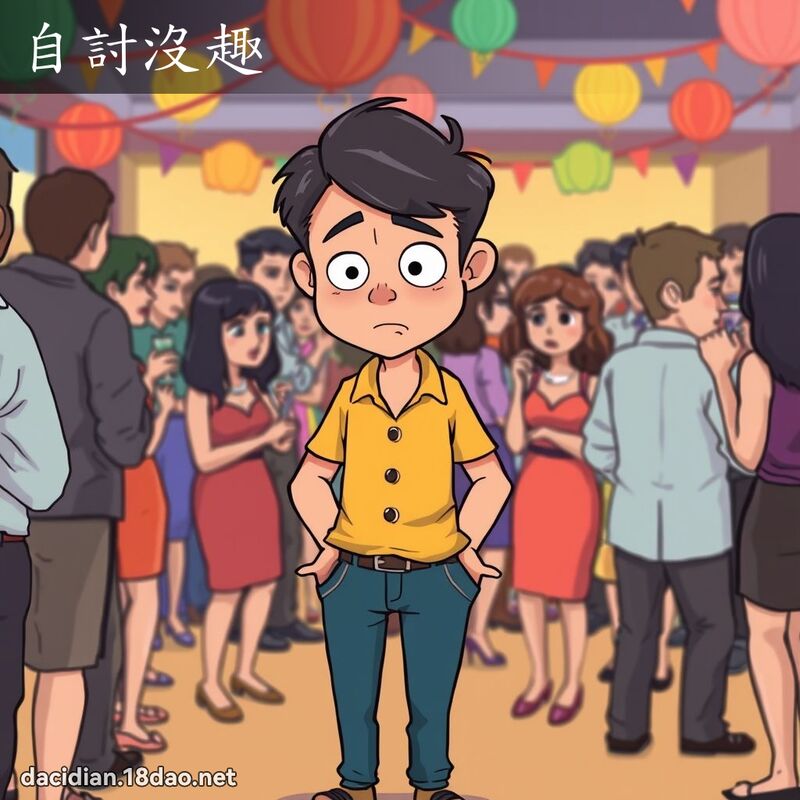 自討沒趣 - 國語大辭典配圖