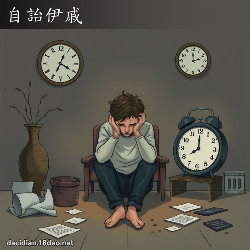 自詒伊戚 - 國語大辭典配圖