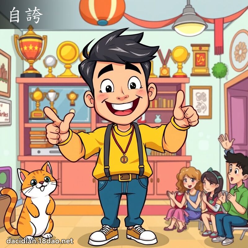 自夸 - 国语大辞典配图