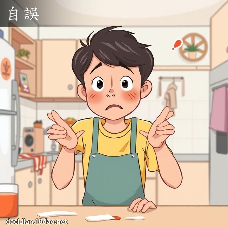 自誤 - 國語大辭典配圖