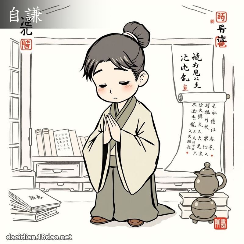 自谦 - 国语大辞典配图