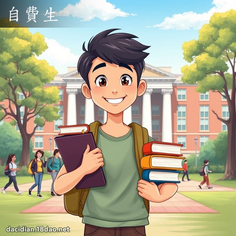 自费生 - 国语大辞典配图