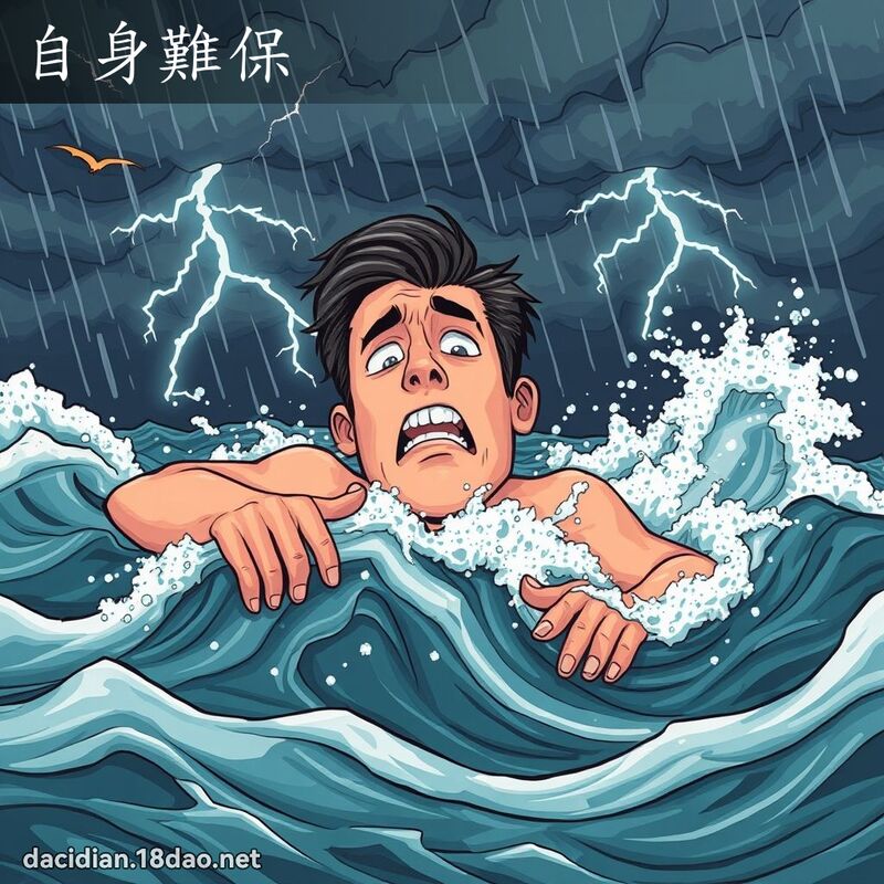 自身難保 - 國語大辭典配圖