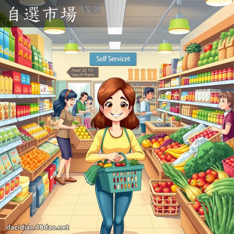 自選市場 - 國語大辭典配圖
