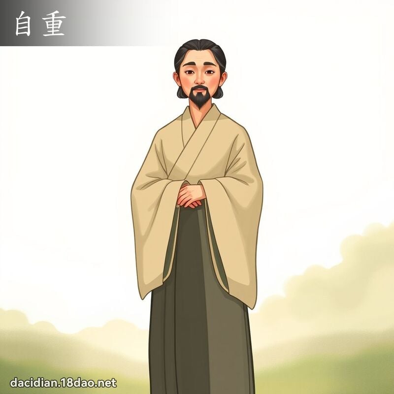 自重 - 國語大辭典配圖