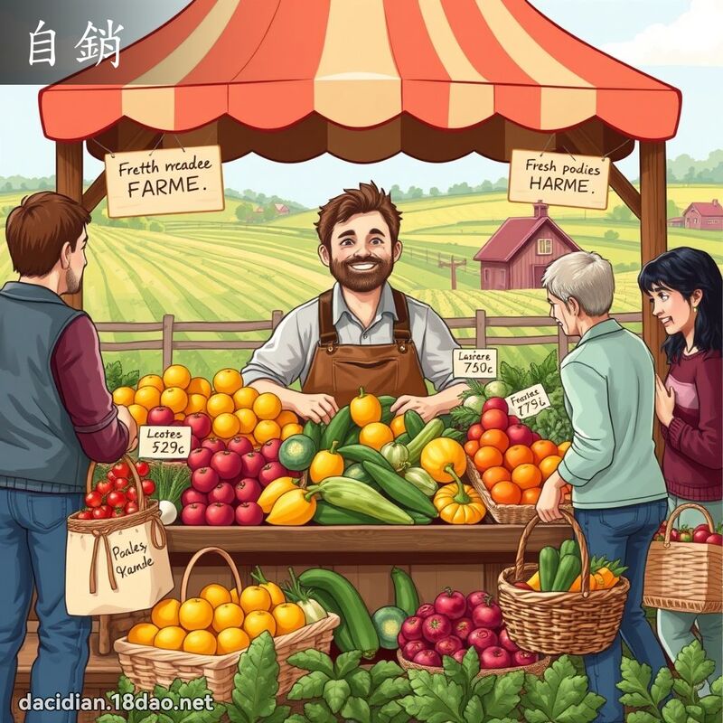 自销 - 国语大辞典配图