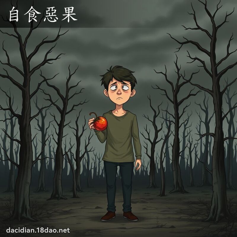自食惡果 - 國語大辭典配圖