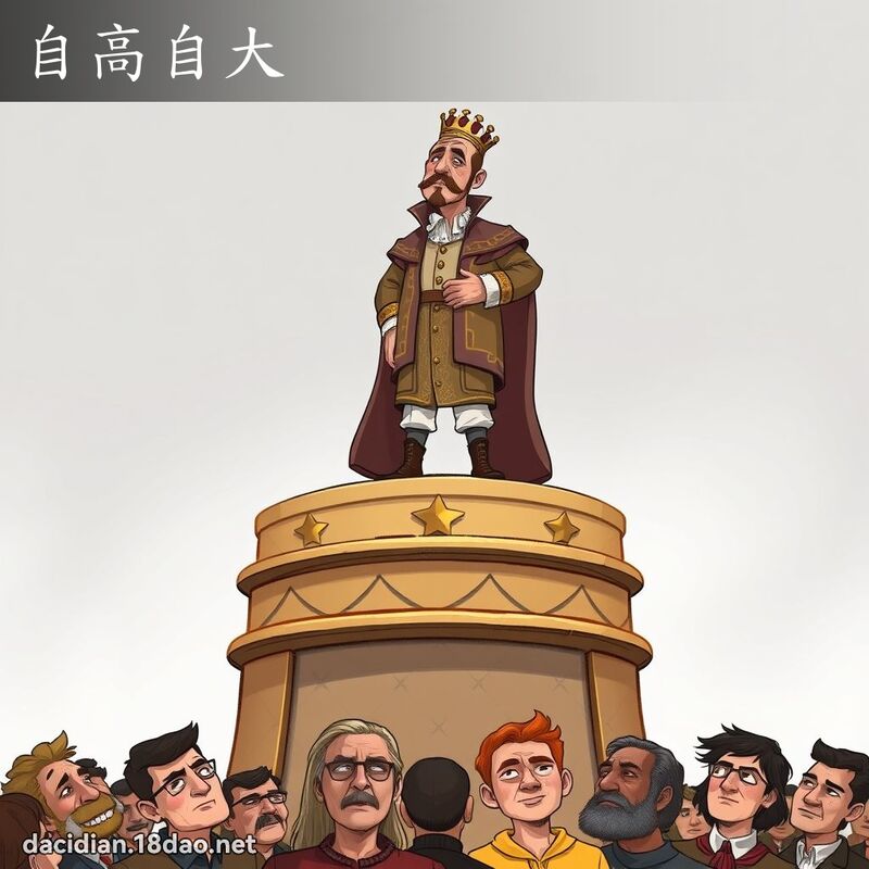 自高自大 - 國語大辭典配圖