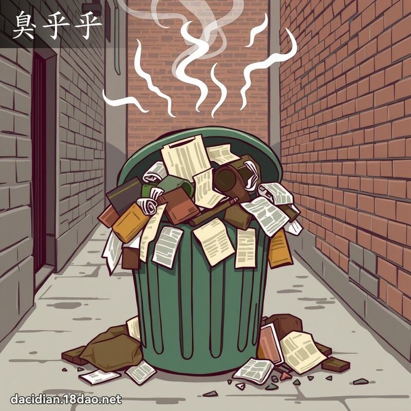 臭乎乎 - 国语大辞典配图
