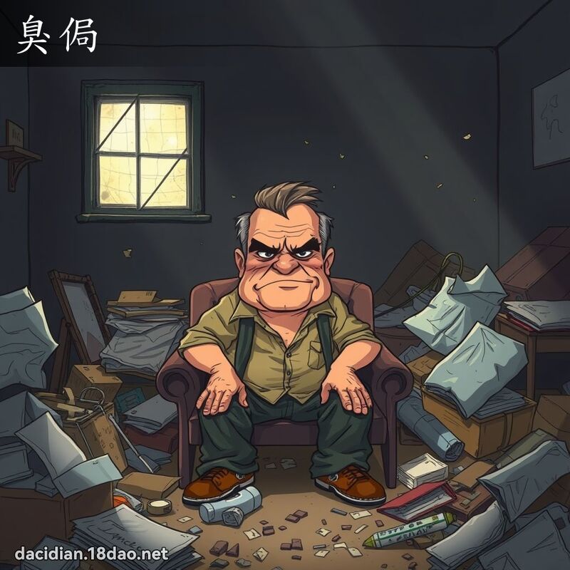 臭侷 - 国语大辞典配图