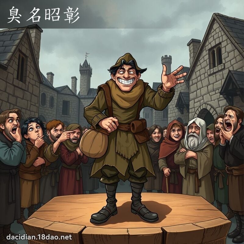 臭名昭彰 - 國語大辭典配圖