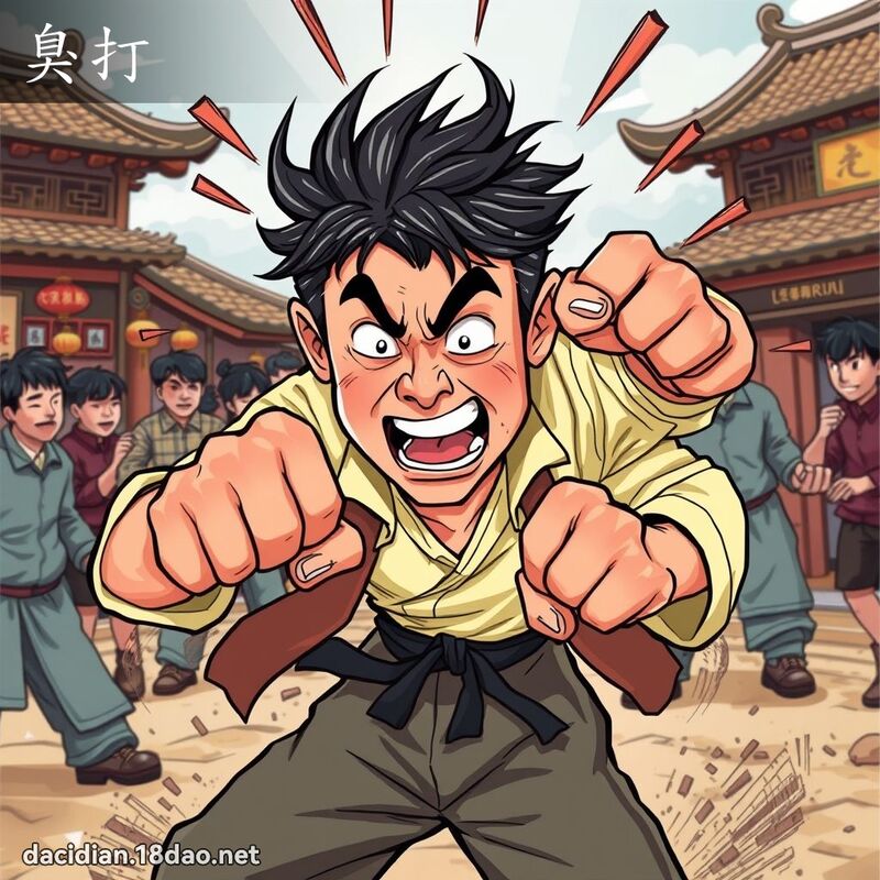 臭打 - 国语大辞典配图