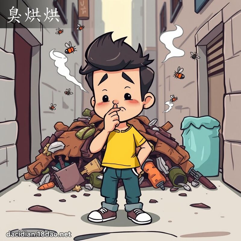 臭烘烘 - 國語大辭典配圖